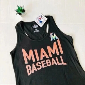 MIAMI Baseball logo ML Tanktop women NWT B…